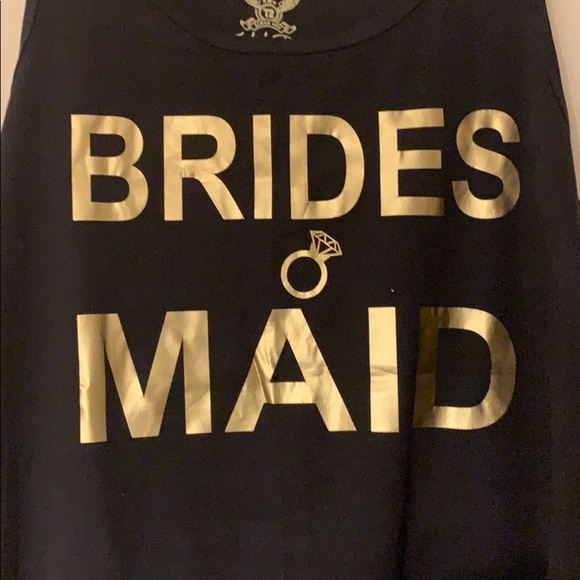 Custom "Brides maid" tank top‎ NWOT size XXL - Picture 2 of 2